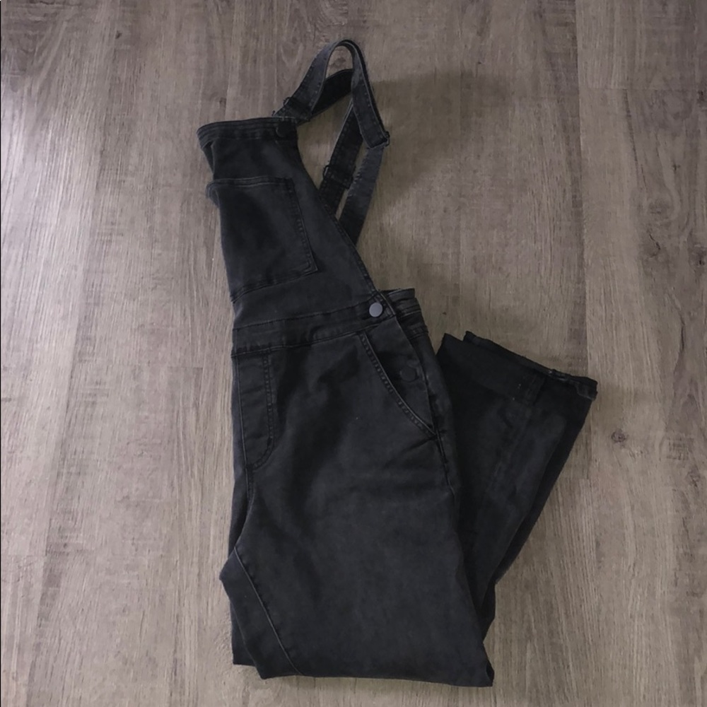 BDG Black Overalls